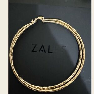 Gold plated Hoops